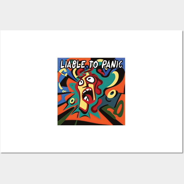 Liable to panic. Wall Art by DEGryps